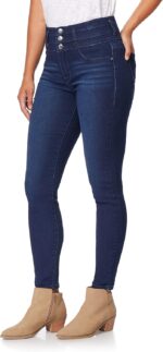 Angels Forever Young Evershape Skinny Jeans For Women - Mid-rise​​, Figure Enhancing Stretch Denim - Image 4