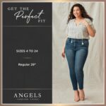 Angels Forever Young Evershape Skinny Jeans For Women - Mid-rise​​, Figure Enhancing Stretch Denim - Image 7