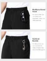 Men's Casual Cargo Shorts 9" Lightweight 6 Pockets Stretch Quick Dry Summer Shorts for Hiking Golf Trips Fishing - Image 5