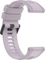 Compatible with Garmin Forerunner 955 Watch Band for Women Men, Soft Silicone Replacement Bands Wristbands Accessory Straps Compatible with Garmin Forerunner 955 Solar Smartwatch - Image 6