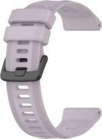 Compatible with Garmin Forerunner 955 Watch Band for Women Men, Soft Silicone Replacement Bands Wristbands Accessory Straps Compatible with Garmin Forerunner 955 Solar Smartwatch - Image 7