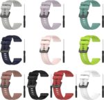 Compatible with Garmin Forerunner 955 Watch Band for Women Men, Soft Silicone Replacement Bands Wristbands Accessory Straps Compatible with Garmin Forerunner 955 Solar Smartwatch - Image 8