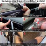 Interior Car LED Strip Lights APP Control, 5 in 1 RGB 16 Million Colors Ambient Lighting Kit with 236 inches Fiber Optic, Music Mode Inside Car Lighting Decorations - Image 6