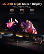 KAMRUI E3B Mini PC with AMD Ryzen 7 5825U, 16GB DDR4 512GB M.2 SSD Mini Computer, Mini Gaming PC with USB Type-C, Desktop Computer Supports Triple 4K Display, WiFi 6, BT 5.2 - Image 7