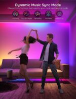 Govee 100ft RGBIC LED Strip Lights, Smart LED Lights Work with Alexa and Google Assistant, LED Lights for Bedroom WiFi App Control Segmented DIY Multiple Colors, Color Changing Light, (2 x 50ft) - Image 7