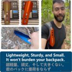 NACETURE Ultralight Backpacking Trowel Aluminum Shovel Small Potty Multitool with Longer Handle Design Essential for Hiking, Camping and Survival Bags (Orange) - Image 3