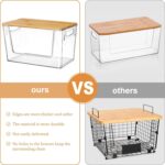 2 PACK Pantry Organizers and Storage Stackable Kitchen Countertop Organizers for Onion, Potato, Garlic, Fruit, Produce, Vegetable - Image 4