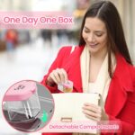 Daviky Extra Large Pill Organizer Weekly, XL Medicine Pill Organizer 2 Times a Day, Big Pill Box 7 Day AM PM for Vitamins, Supplements and Medication - Image 8