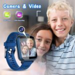 Smart Watch for Kids with 24 Puzzle Games HD Touch Screen Camera Video Music Player Pedometer Alarm Clock Flashlight 12/24 hr Kids Watches Gift for 4-12 Year Old Boys Girls Toys for Kid - Image 5