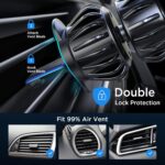 LISEN Magnetic Phone Holder for Car - Upgraded Clip Ultra 6 Strong Magnets, Phone Magnets for Back of Phone, Soporte de Telefono para carro for Galaxy S25 Ultra 4-6.7 inch Smartphones (Black) - Image 7