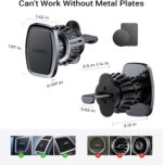 LISEN Magnetic Phone Holder for Car - Upgraded Clip Ultra 6 Strong Magnets, Phone Magnets for Back of Phone, Soporte de Telefono para carro for Galaxy S25 Ultra 4-6.7 inch Smartphones (Black) - Image 8