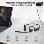 Open Ear Headphones with Mic, Bluetooth Headset with Microphone, Dual Connect Bluetooth 5.3 with AI Noise Cancelling Mic & Mute Function, Wireless Headset for Work, Sports, Drive - Image 8