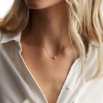 Pearl Necklaces for Women,14K Real Gold Plated Dainty Cute Pearl Necklace for Women Handmade Pearl Chain Necklace Everyday Jewelry Gift - Image 3