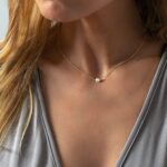 Pearl Necklaces for Women,14K Real Gold Plated Dainty Cute Pearl Necklace for Women Handmade Pearl Chain Necklace Everyday Jewelry Gift - Image 5