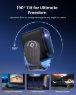 Dangbei N2 mini Projector with Wifi and Bluetooth, Netflix Officially Licensed, 1080P Smart Portable Projector Dolby Audio, Auto Focus, Auto Keystone Correction, Obstacle Avoidance - Image 5