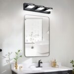 LED Modern Bathroom Vanity Light Fixtures 3-Light 5CCT Dimmable Matte Black Vanity Lights for Bathroom Lighting Fixtures Over Mirror, with 350° Rotatable Acrylic Heads, 22-inch - Image 10