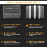 Desire Deluxe Resistance Band Exercise Workout Equipment Bands Set for Working Out Physical Therapy - Men & Women Elastic Stretch Booty Gym Equipment Accessories - Home, Fitness, Pilates, Yoga Pack 3 - Image 8