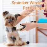 Rechargeable Cordless Dogs Cats Horse Grooming Clippers - Professional Pet Hair Clippers with Comb Guides for Dogs Cats Horses and Other House Animals Pet Grooming Kit - Image 5