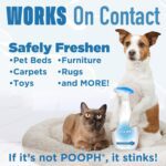 POOPH® Pet Odor Eliminator Spray - Patented NO Fragrance NO Harsh Chemicals Organic Odor Eliminator Works On-Contact Home, Auto, Upholstery, and more Fast Easy Safe for Pets, People and the Planet! - Image 5