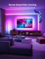 Govee TV Backlight 3 Lite with Fish-Eye Correction Function Sync to 55-65 Inch TVs, 11.8ft RGBICW Wi-Fi LED Strip Lights with Camera, 4 Colors in 1 Lamp Bead, Voice and APP Control, Adapter - Image 6