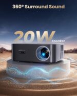 Google TV 4K Supported Smart Projector,Outdoor & Home Theater Projector with Wi-Fi 6 and Two-Way Bluetooth 5.2,Auto Focus & Keystone,800 ANSI,WiMiUS K13 Movie Proyector for Indoor & Outdoor Use - Image 8