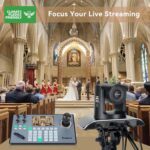 Tenveo NDI PTZ Camera AI Humanoid & Face Auto-Tracking, HDMI/LAN/USB3.0 PoE PTZ Camera 20X Optical Zoom IP Live Streaming, FHD 1080P 60FPS, for Church Services Worship Video Conference Live Streaming - Image 10