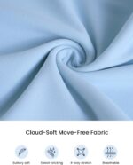 Sunzel V Neck Strappy Sports Bras for Women Criss Cross Back Halter Yoga Bra Removable Cups Padded Workout Running Gym Tops - Image 5