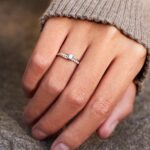STORYJEWELLERY Promise Rings for Her, Dainty 925 Sterling Silver Rings for Women, Two Tone Rose Gold Ring, Unique Gifts for Women - Image 6