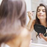 Small Makeup Bag Travel Train Case with Mirror and Light Mini Travel Make up for Women Train Case Cosmetic Organizer 3 Adjustable Brightness Toiletry Bag Portable Artist Storage - Image 7