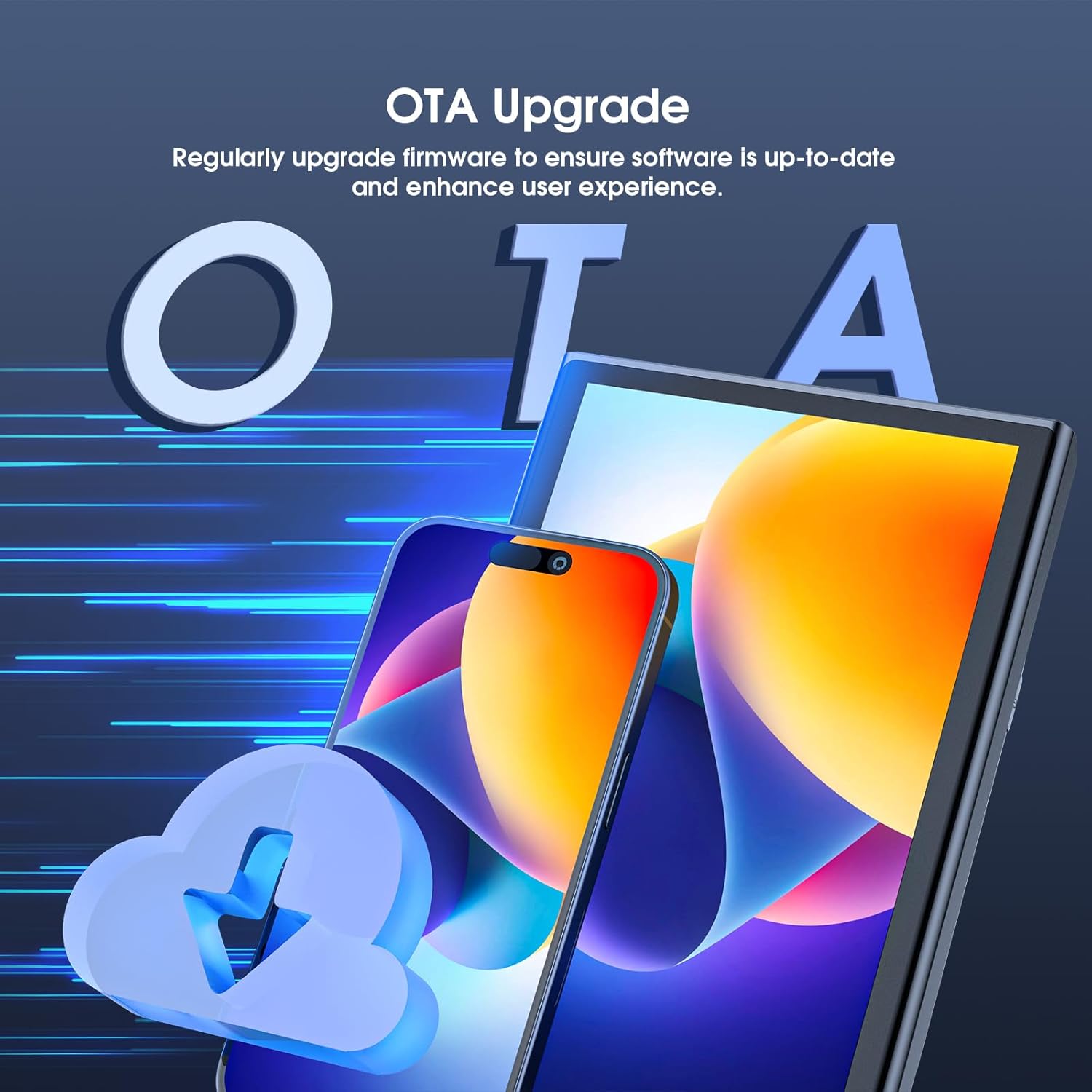 7" Wireless Apple Carplay Screen for Car & Android Auto, Portable Car Stereo with Magnetic Mount, Supports Landscape & Portrait, OTA/GPS/Mirror Link/Voice Control/Bluetooth/AUX/FM/WiFi - Image 7