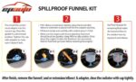EPAuto Spill Proof Radiator Coolant Filling Funnel Kit - Image 4