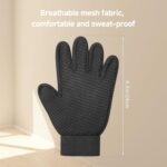 Cat & Dog Grooming Gloves for Shedding - Efficient Deshedding Pet Grooming Gloves 2-in-1 Deshedding Brush & Massage Mitt-Safe for Dogs & Cats (1 Pair Blue) - Image 5