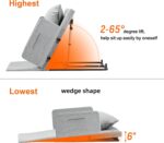 Electric Power Lifting Adjustable Bed Back Rest for Patient Back Lumbar Support, Assist Elderly to Get Out of Bed Easily, Removeable Bedrails with Pocket - Image 3