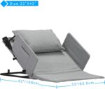 Electric Power Lifting Adjustable Bed Back Rest for Patient Back Lumbar Support, Assist Elderly to Get Out of Bed Easily, Removeable Bedrails with Pocket - Image 8