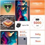 Tablet,10.1" Android Tablet with Octa-core Processor 24GB RAM 128GB ROM HD IPS Touchscreen 8H Battery, Wi-Fi 6, BT 5.0, Dual Camera, Android 15 Tablets 2025 - Image 3