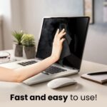 EVEO® Screen Cleaner Spray Kit (Streak-Free) TV Screen Cleaner for Smart TV, LCD, LED, OLED | Computer Screen Cleaner Spray and Wipe Microfiber Cloth - TV, Monitor, Laptop, iPad, Car - 6.7oz 2 Pack - Image 5