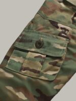 Men's Camo Cargo Work Pants Ripstop Lightweight Wild Army Military BDU Outdoor Trousers with 8 Pocktets (No Belt) - Image 5