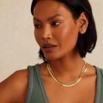 Layered Gold Necklaces for Women - 18K Gold Plated Herringbone Paperclip Chain Pearl Cuban Twist Rope Chain Necklace Waterproof Jewelry Dainty Choker Necklace Gold Jewelry for Women Gifts - Image 3