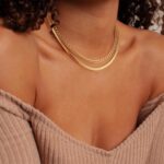 Layered Gold Necklaces for Women - 18K Gold Plated Herringbone Paperclip Chain Pearl Cuban Twist Rope Chain Necklace Waterproof Jewelry Dainty Choker Necklace Gold Jewelry for Women Gifts - Image 4
