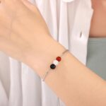 Yiyang Natural Crystal Bracelet Gifts for New Beginnings Anxiety Relief Positive Vibes Good Luck Protection Healing Bracelet Inspirational Encouragement Gifts for Women Friends - Image 3