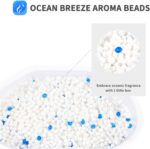 Vacplus Moisture Absorbers 6 Pack, 10.5 Oz Portable Humidity Absorber Boxes for Your Bathroom, Closet & Car, Dehumidifier with Ocean Fragrance, Light Blue - Image 8