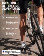 DANISH ENDURANCE Cycling Socks, Low-Cut, Breathable for Men & Women, Unisex, 3-Pack - Image 4