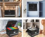 File Organizer, Fireproof File Box with Lids, Important Document Organizer Box with Lock, Portable File Folder Organizer with Handle - Image 6