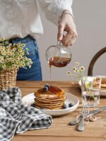 LE TAUCI Dinnerware Sets 12 PCS, Ceramic Plates and Bowls Set, For Housewarming (28 oz Cereal Bowl+ 8" Salad Dish+10" Dinner Plate) x 4, Oven safe, Arctic White - Image 7