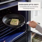 All-Clad HA1 Hard Anodized Nonstick Pots and Pans Set Non Stick Cookware Sets, Oven Broiler Safe 500F, Black - Image 8