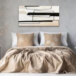 TAIJXAGSG Abstract Wall Art Painting Print Artwork Canvas Art Wall Decor 20x40 Inch Home Wall Decorations Black And White Wall Art Picture For Bedroom Bathroom Office - Image 7