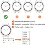 10 Packs Nylon Band Compatible with 16mm 18mm 19mm 20mm 22mm Watch Bands Quick Release Replacement Wristband for Women Men, Adjustable Sport Stretchy Braided Solo Loop Strap - Image 3