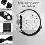 10 Packs Nylon Band Compatible with 16mm 18mm 19mm 20mm 22mm Watch Bands Quick Release Replacement Wristband for Women Men, Adjustable Sport Stretchy Braided Solo Loop Strap - Image 4