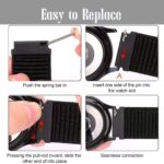 10 Packs Nylon Band Compatible with 16mm 18mm 19mm 20mm 22mm Watch Bands Quick Release Replacement Wristband for Women Men, Adjustable Sport Stretchy Braided Solo Loop Strap - Image 5