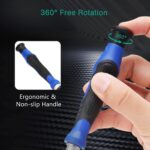 ORIA Precision Screwdriver Set, 61 in 1 Small Screwdriver Set with 57 Precision Bits, Portable Repair Tool Kit, Magnetic Screw Driver Kit with Extension Rod for Smartphone, PC, Watch,Toys, Blue - Image 7